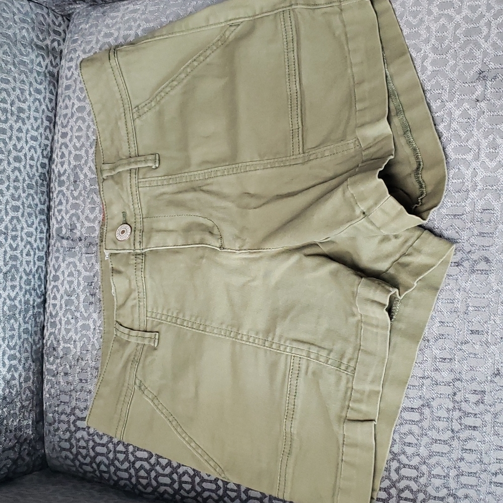Olive green shorts